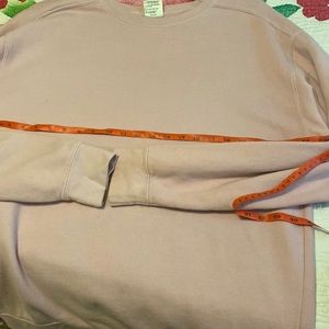 Comfort colors sweatshirt size large rose pink